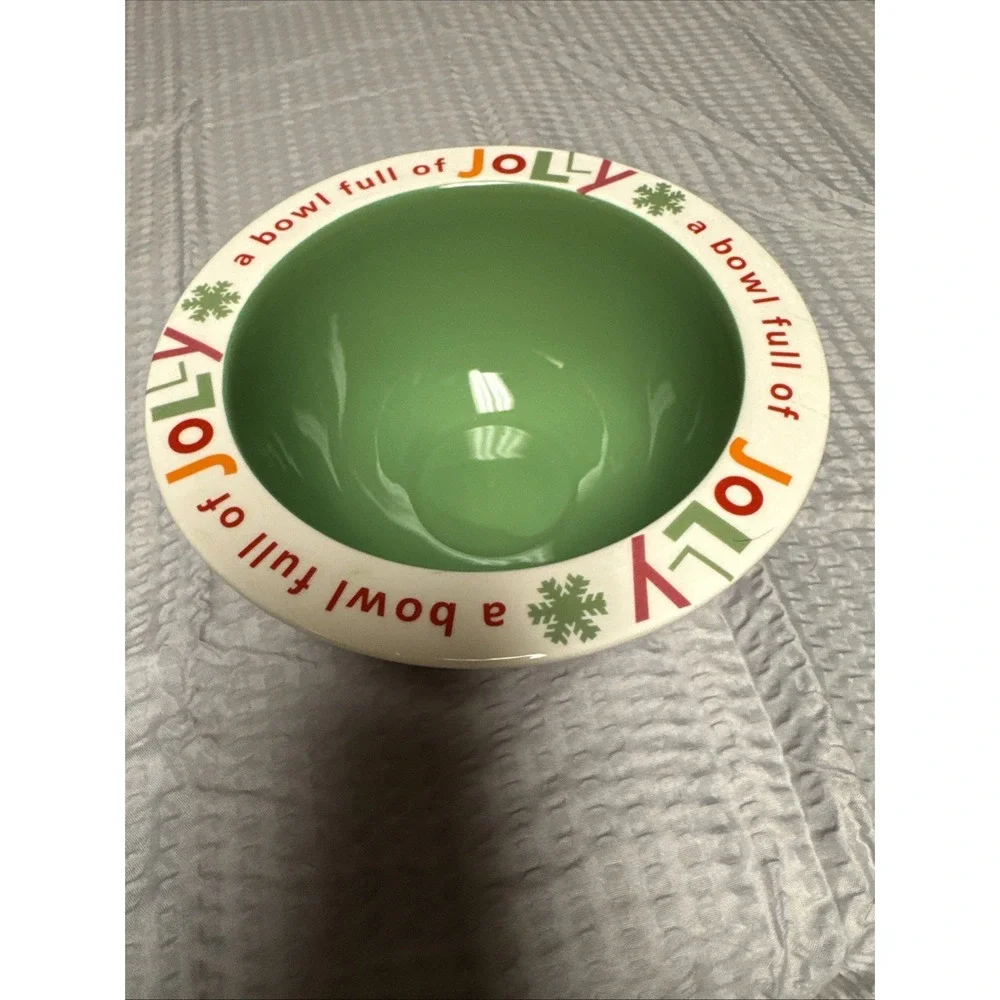 Hallmark Holiday A‎ BOWL FULL OF JOLLY Bowl. 8 Inch
